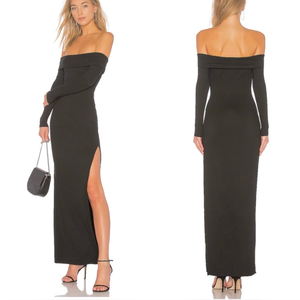 Lovers & Friends Royale Black Maxi Dress Small - Picture 6 of 8